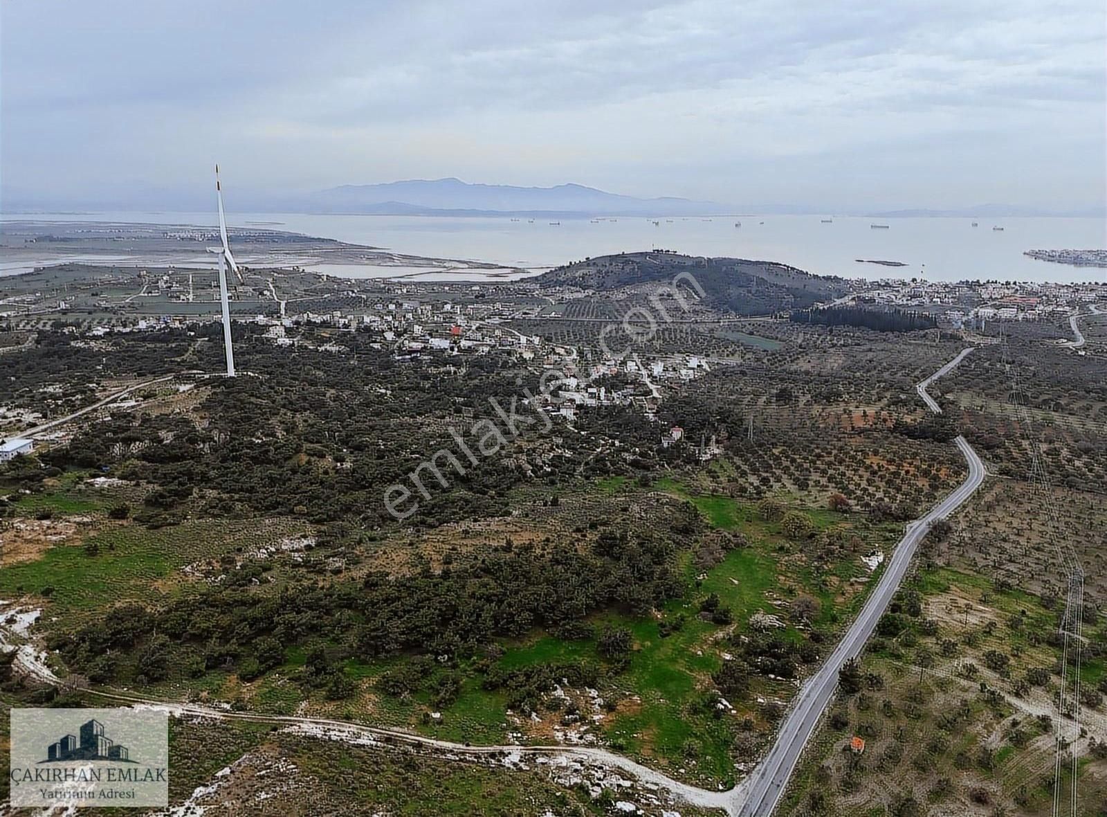 Çandarlı - Dikili Yolu Üzeri İmara Sıfır Mükemmel Lokasyon Arazi - Görsel 3