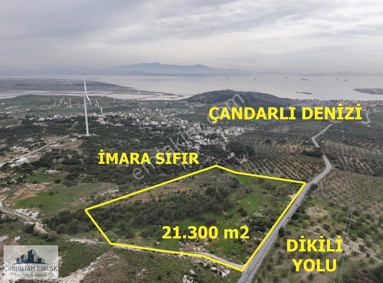 Çandarlı - Dikili Yolu Üzeri İmara Sıfır Mükemmel Lokasyon Arazi - Görsel 10