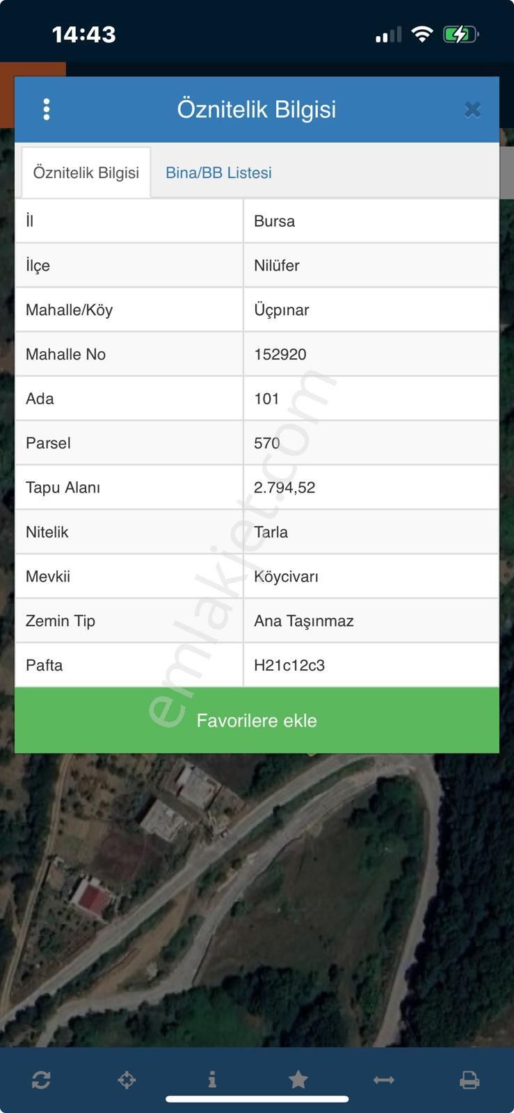 Nilüfer Üçpınar 698 M² Köy İçi İmarlı Satılık Tarla - Görsel 21