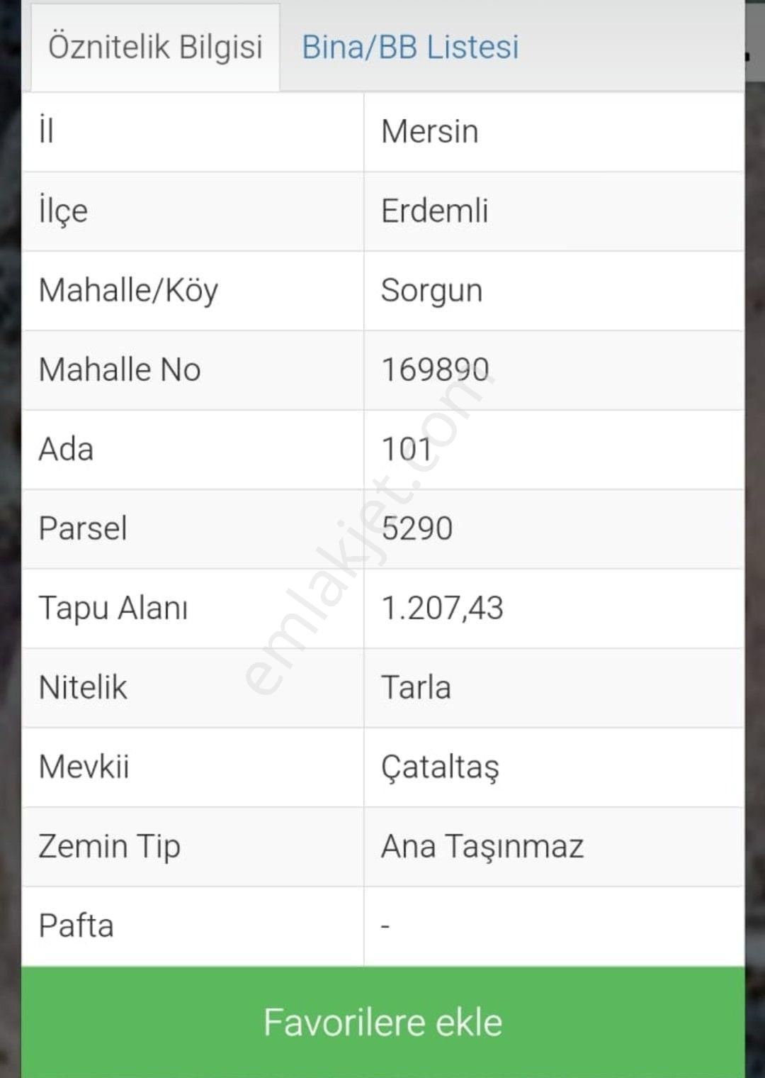 Erdemli Sorgun Mahallesi'nde Satılık Tarla - Görsel 12