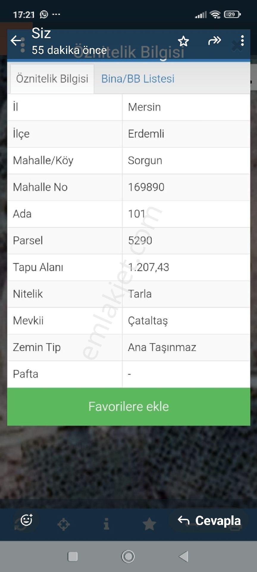 Erdemli Sorgun Mahallesi'nde Satılık Tarla - Görsel 8