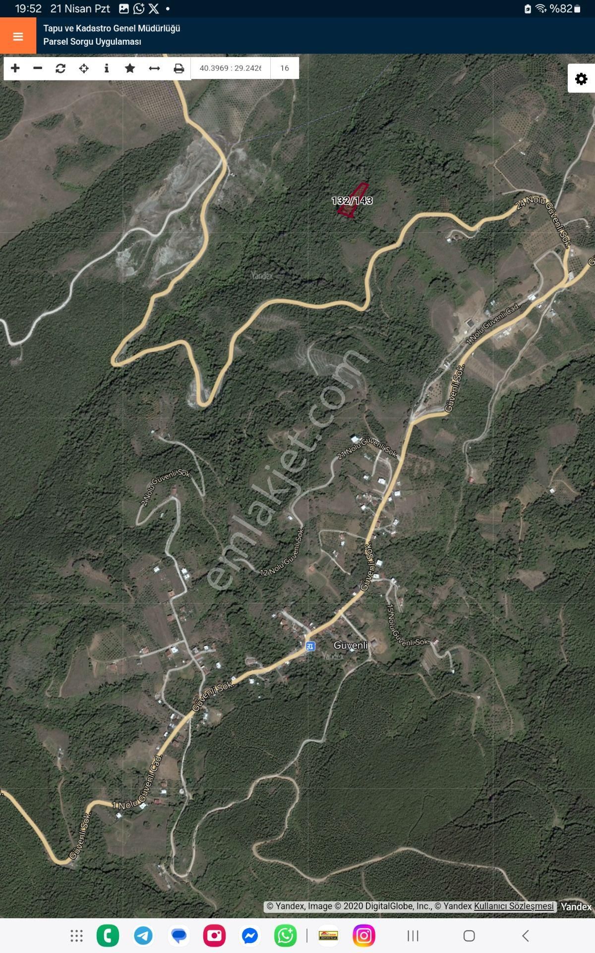 Bursa Gemlik Güvenlide Şok Acil Satılık 2100m2 Zeytinli Tarla - Görsel 7