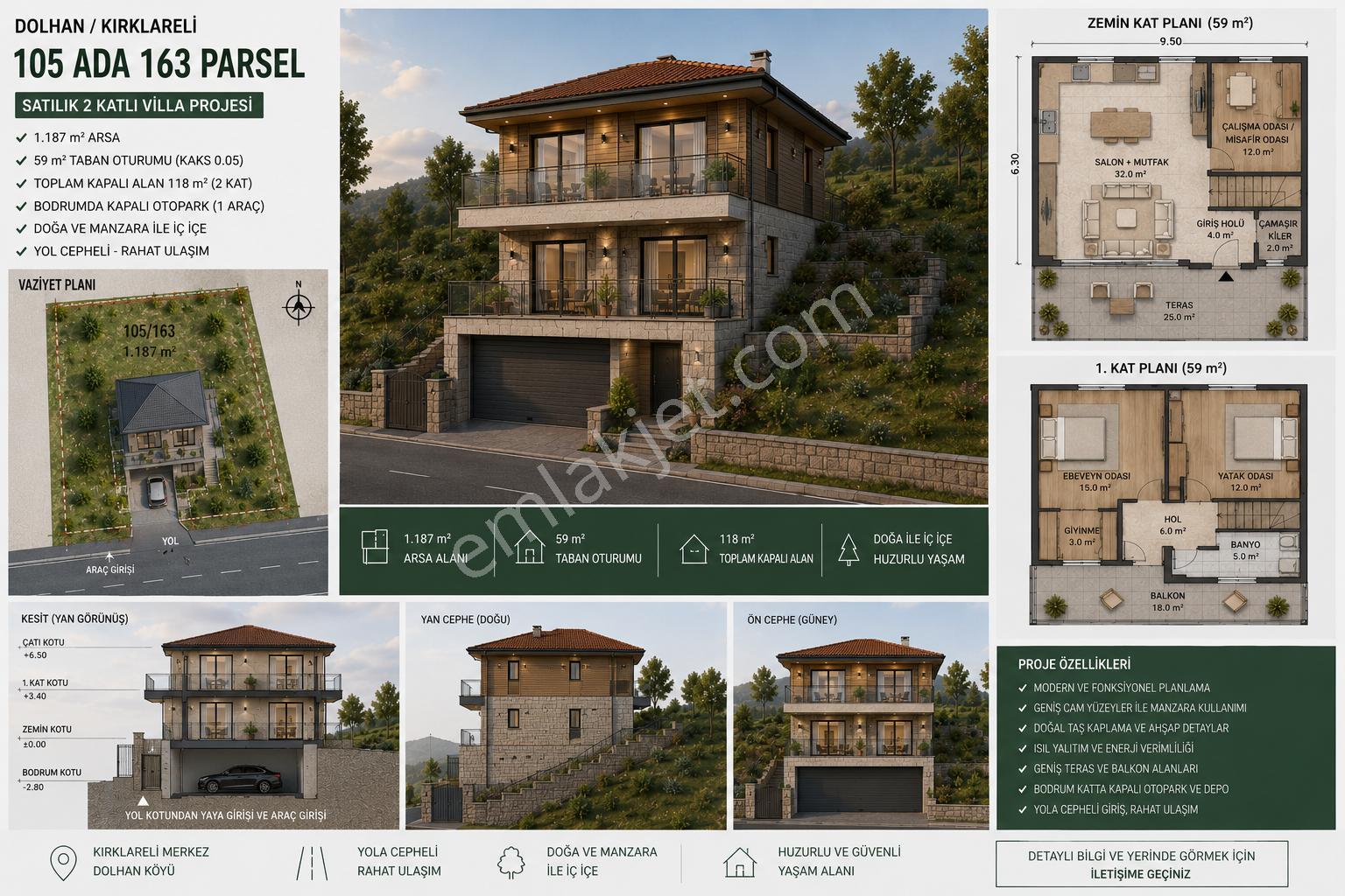 Araç Ve Ev Takasına Uygun Dolhanda Köy Merkezine Sadece 750 Metre Muhteşem Doğa Manzaralı Tarla - Görsel 2