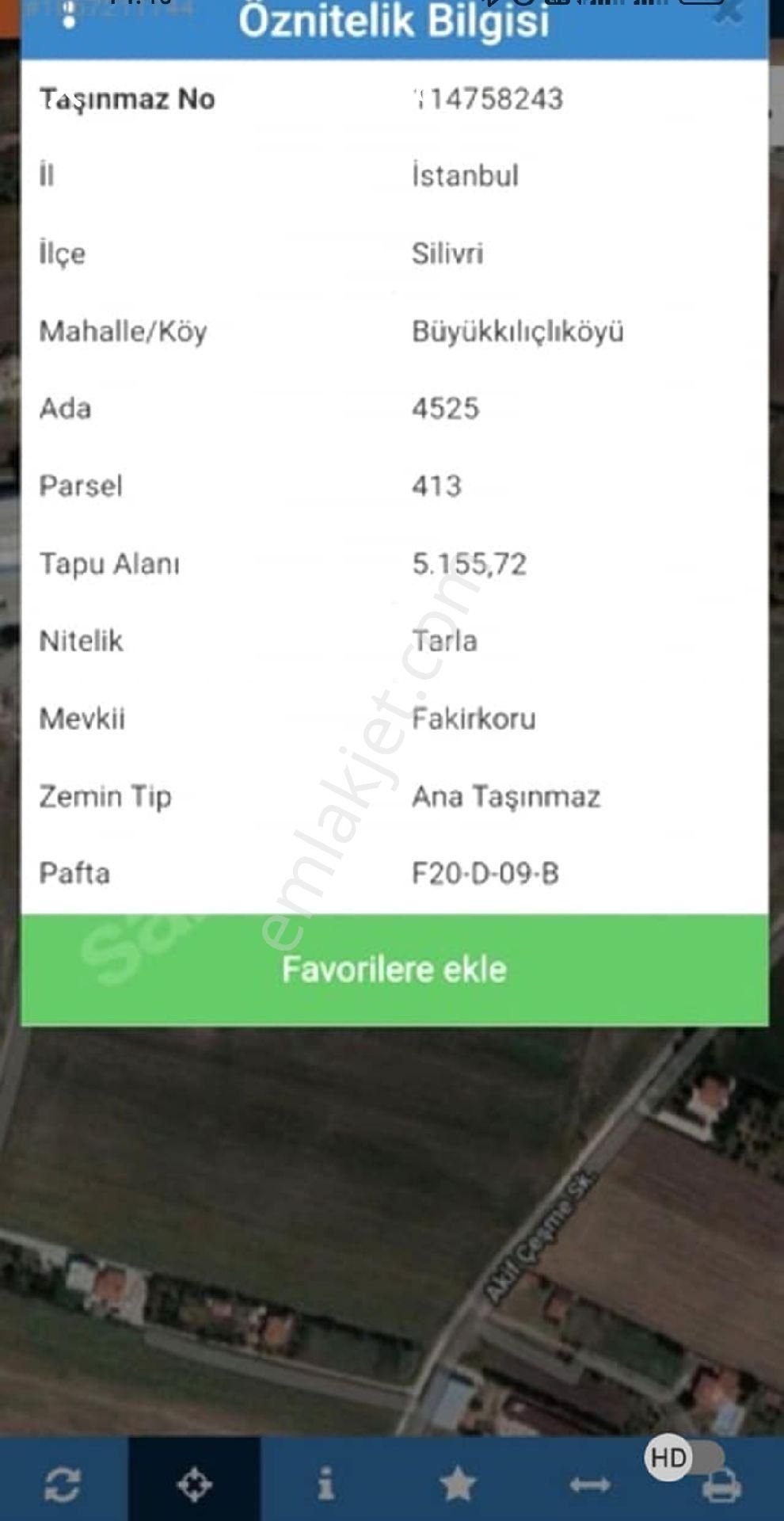 Acil Sahibinden İmara Acilmasi Cok Yakin Tarla