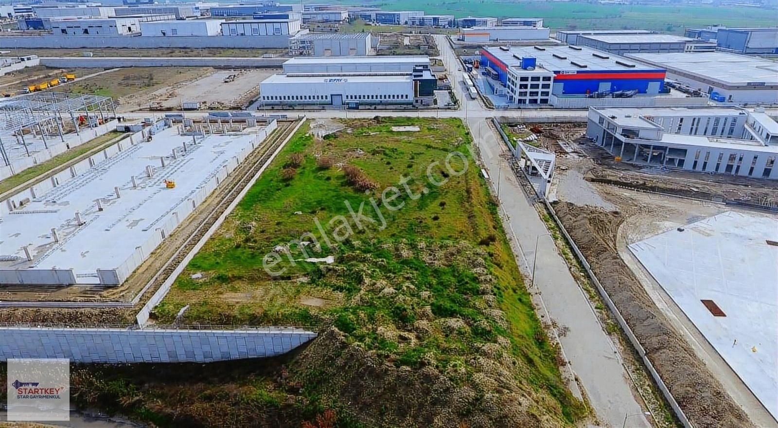 Startkey Star'dan Organize Sanayiye Sıfır Yatırımlık Arazi - Görsel 2