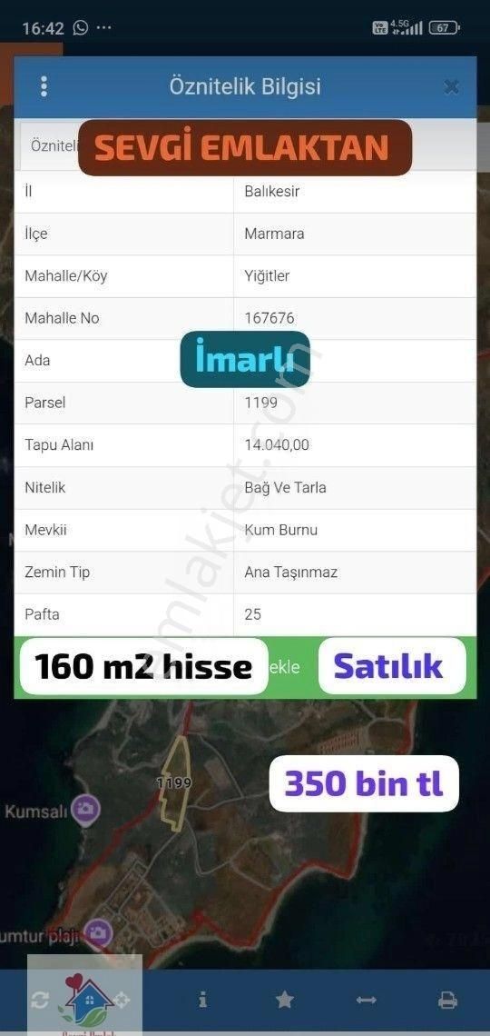 Sevgi Emlaktan Satılık Arsa