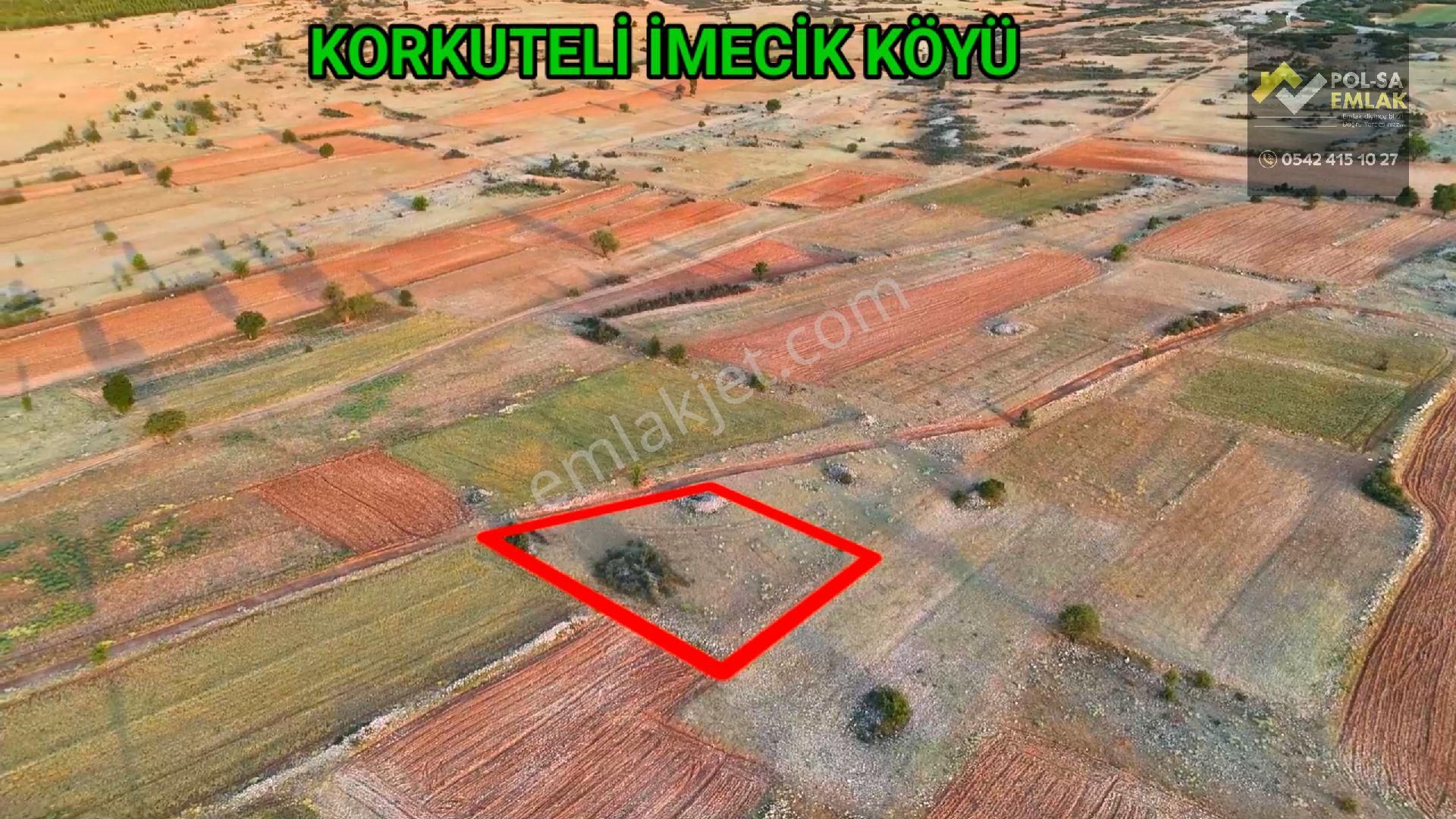 Korkuteli İmecik Köyü Satılık 920m2 Tarla Köye Yakın - Görsel 6