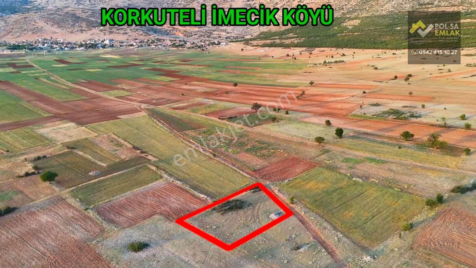 Korkuteli İmecik Köyü Satılık 920m2 Tarla Köye Yakın - Görsel 9