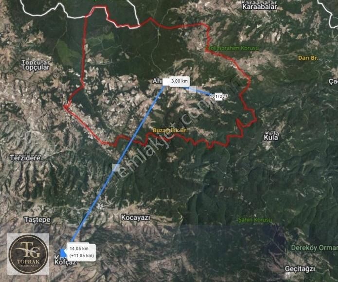 Kofçaz Ahmetler'de 12.458 M² Satılık Yatırımlık Arazi
