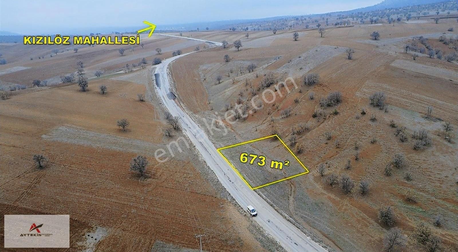 Konya Güneysınır Kızılöz Mahallesinde 673 M² Müstakil Tapu Tarla