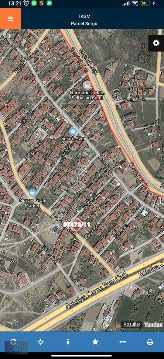 Harmancikta Mustakil 453 M2 Satılık Arsa