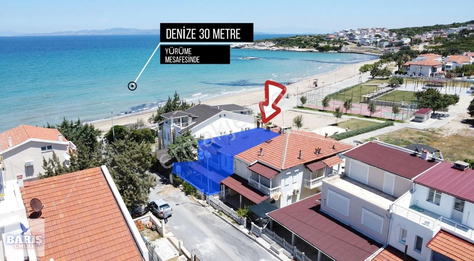 Mordoğan Ardıç'ta Denize 30 Metre 3+1 Satılık Dublex Villa
