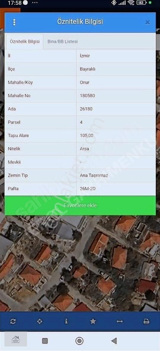 Bayraklı'da Satılık Arsa