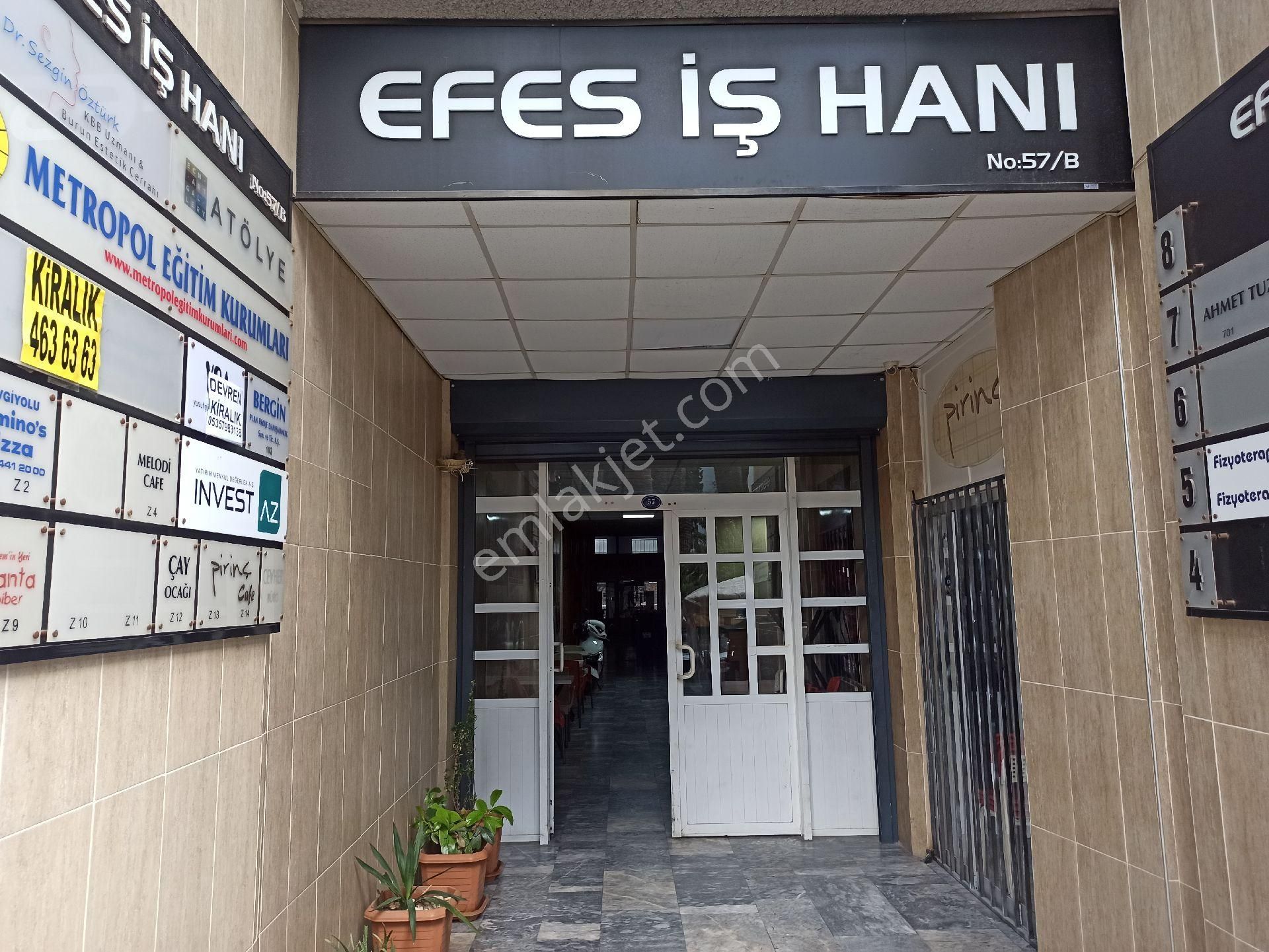 İzmir Konak Sevgiyolu Efes İş Hanında Giriş Kat Ofis-büro-depo