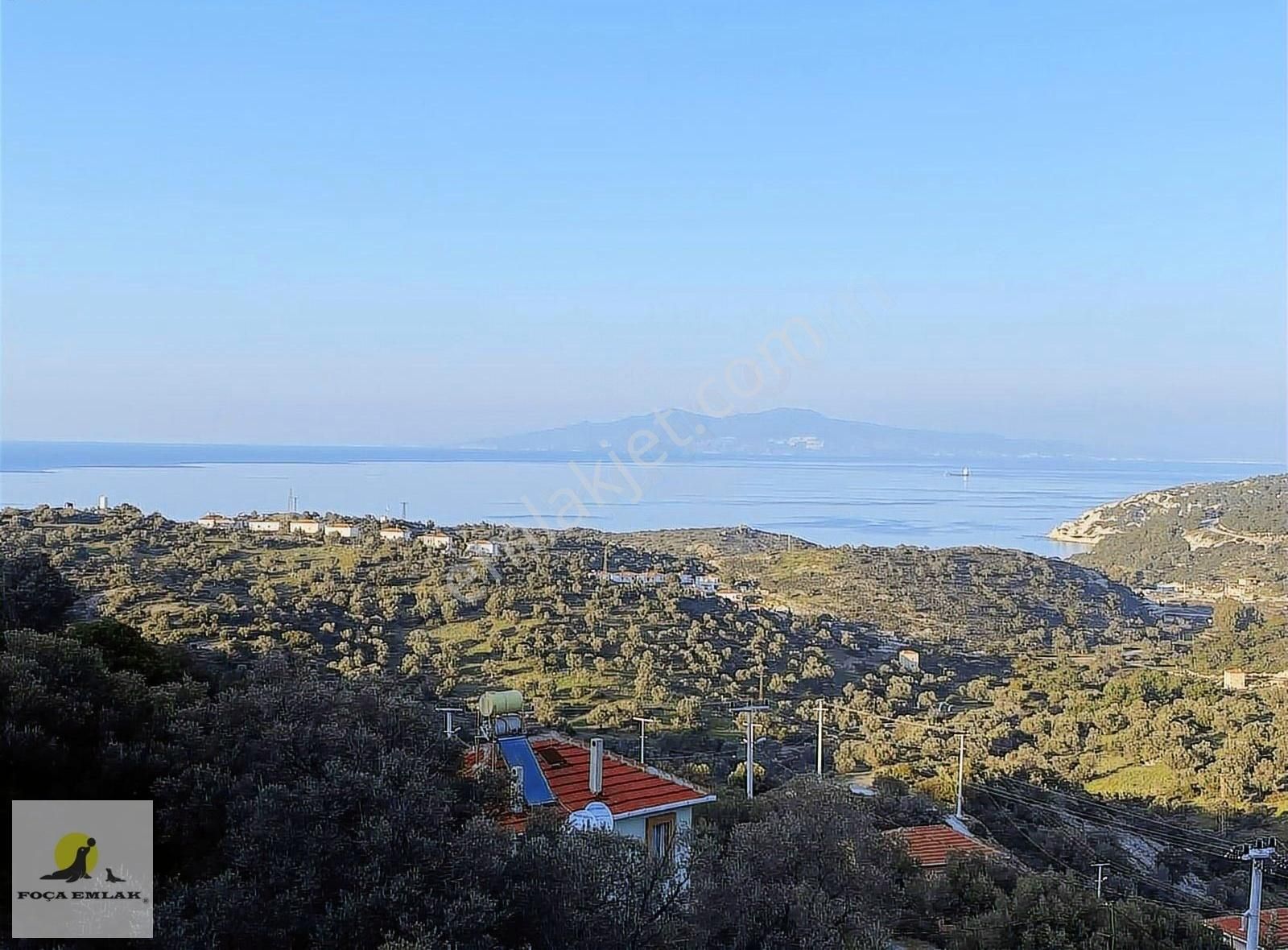 Foça Emlak'tan Sazlıca Da Full Deniz Manzaralı Arsa - Görsel 4