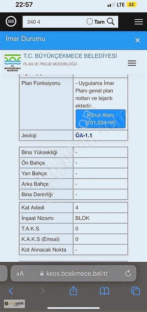 Büyükçekmece Merkezde Fırsat İmarlı Arsa - Görsel 6