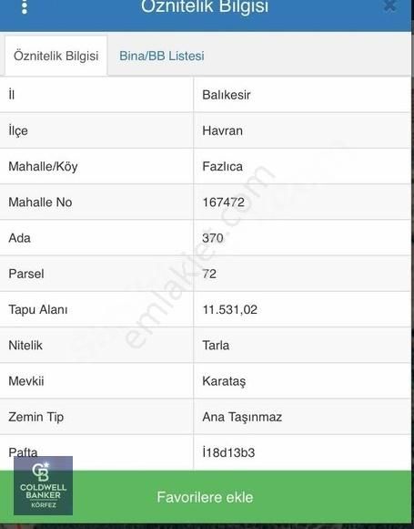 Fırsat Balıkesir Hanlar Bölgesinde 11 Dönüm Satılık Tarla