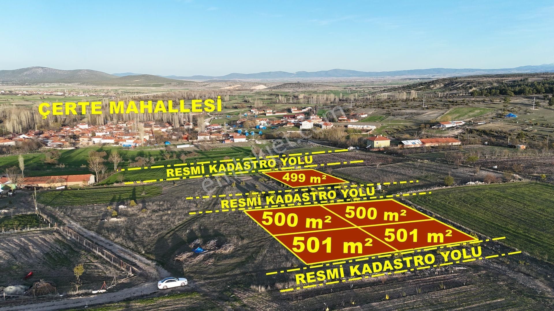 Kütahya / Emet / Çerte-yıldırım Mahallesinde 499 M² Müstakil Tapulu Konut İmarlı Arsa