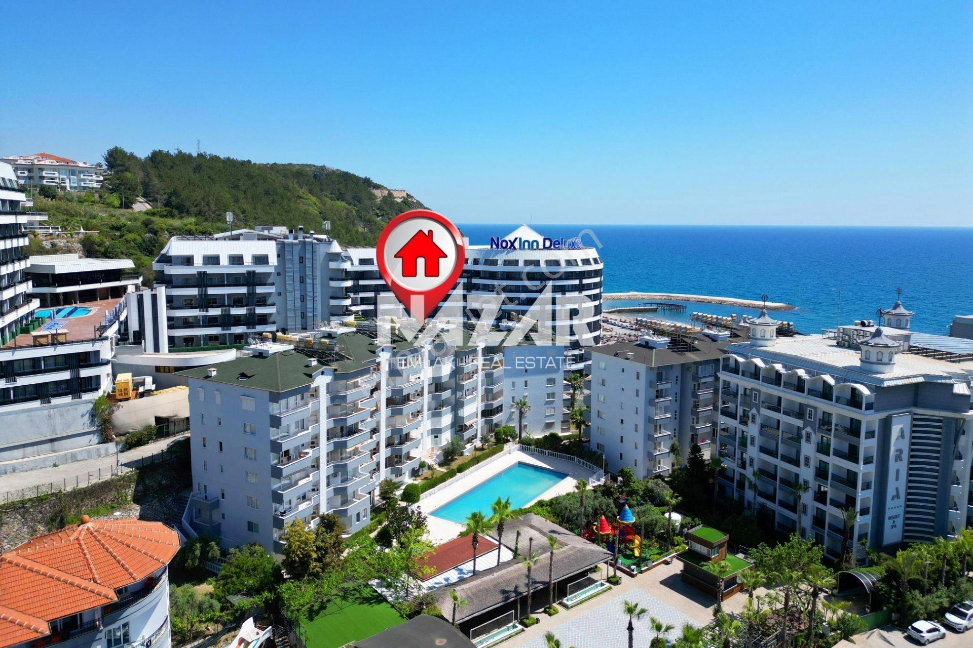 Alanya Konaklı'da Denize Sıfır  2+1 Eşyalı Satılık Daire - Görsel 3