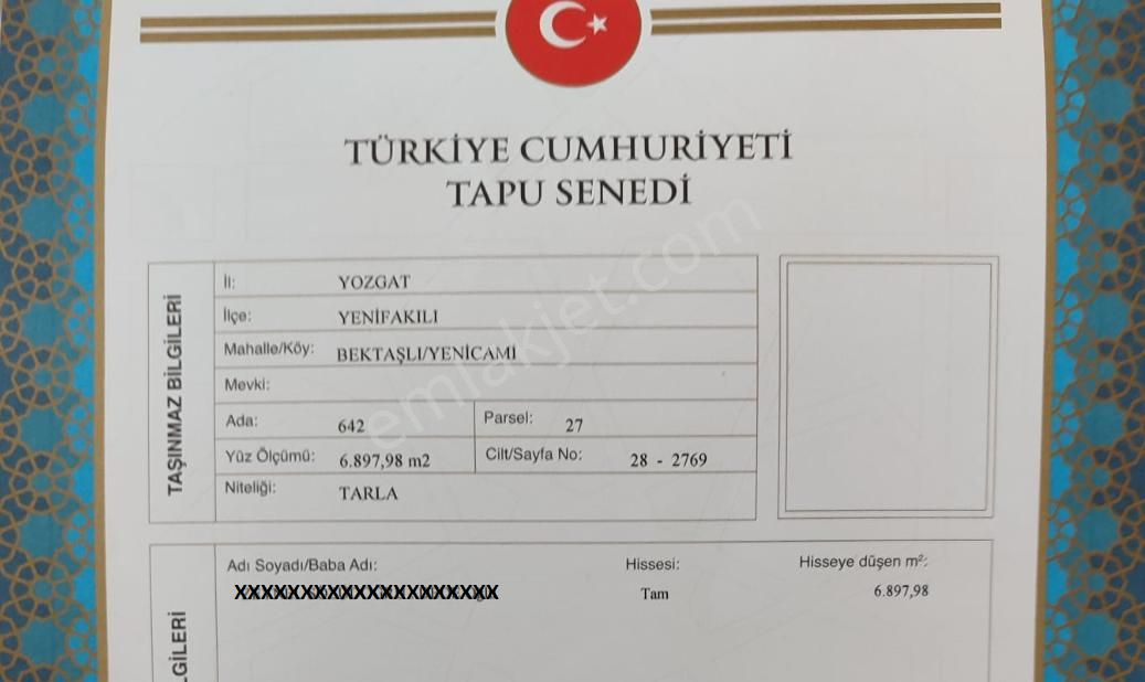 Sahibinden Satılık Bağ Yeri Ve Tarla
