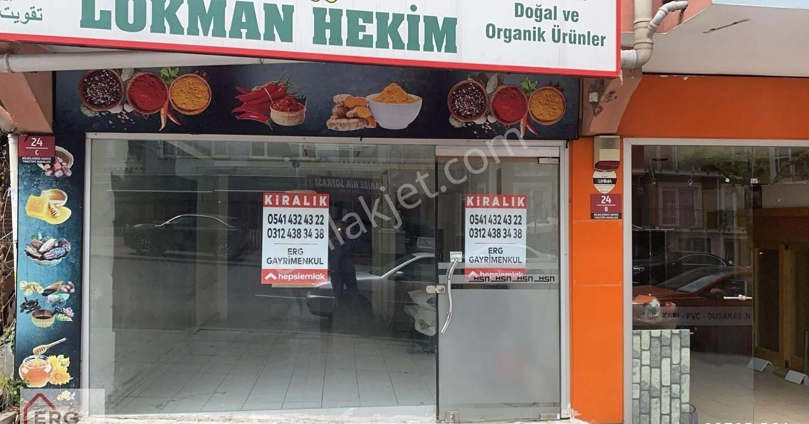Çankaya Bülbülderesi Ana Cadde Üzeri Mutfaklı , Tuvaletli 35 Mm Kiralık Dükkan