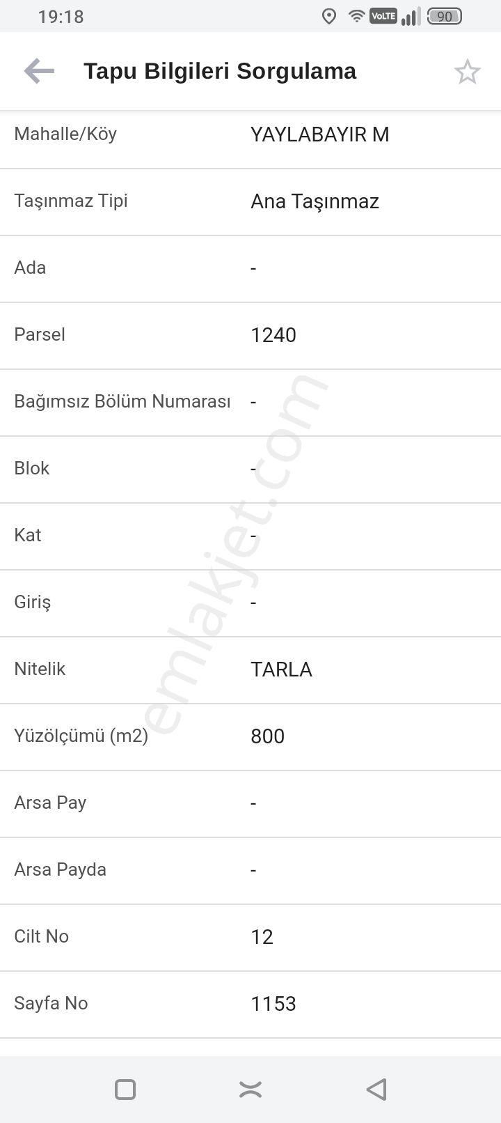 Sahibinden Satılık Arsa