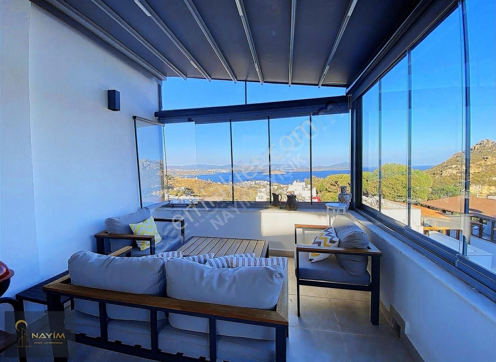 Bodrum Bankev Deniz Manzaralı 2+1 Çift Banyolu Üst Dubleks - Görsel 18