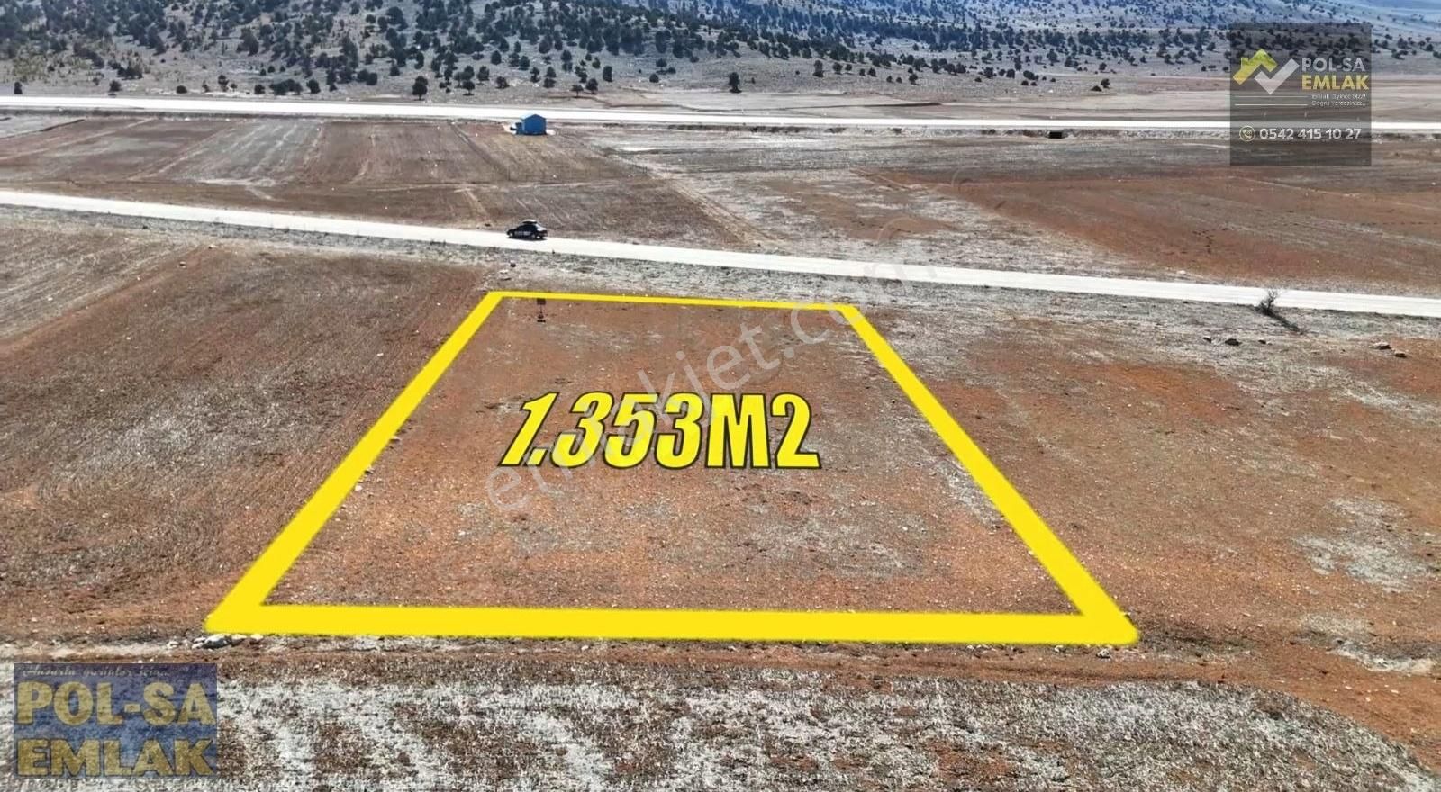 Korkuteli Sımandır Da Satılık 1.353m2 Tarla Resmi Yolu Var - Görsel 8