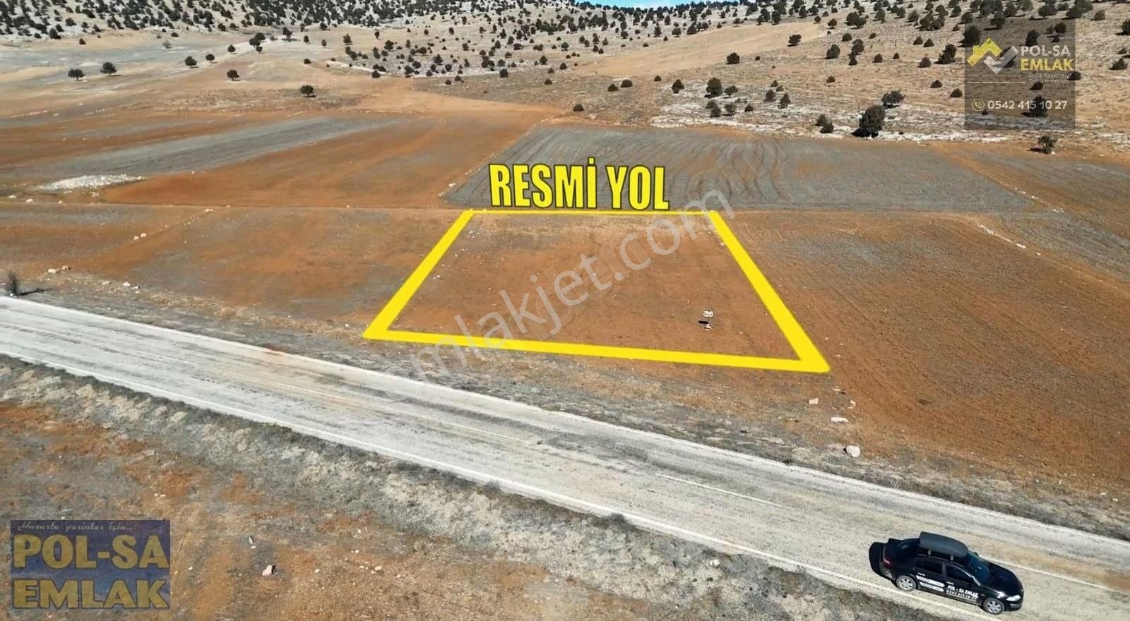 Korkuteli Sımandır Da Satılık 1.353m2 Tarla Resmi Yolu Var - Görsel 2