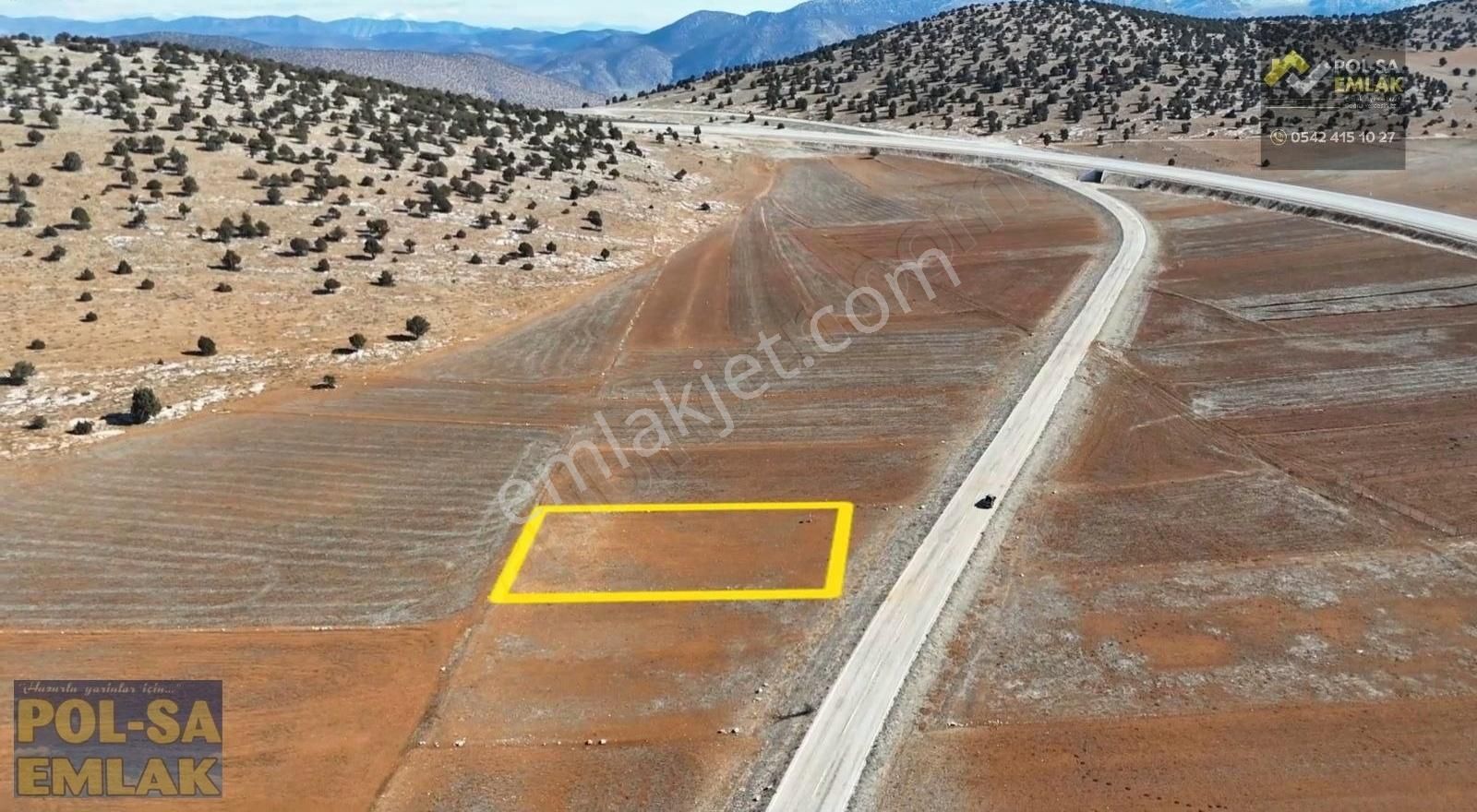 Korkuteli Sımandır Da Satılık 1.353m2 Tarla Resmi Yolu Var - Görsel 9
