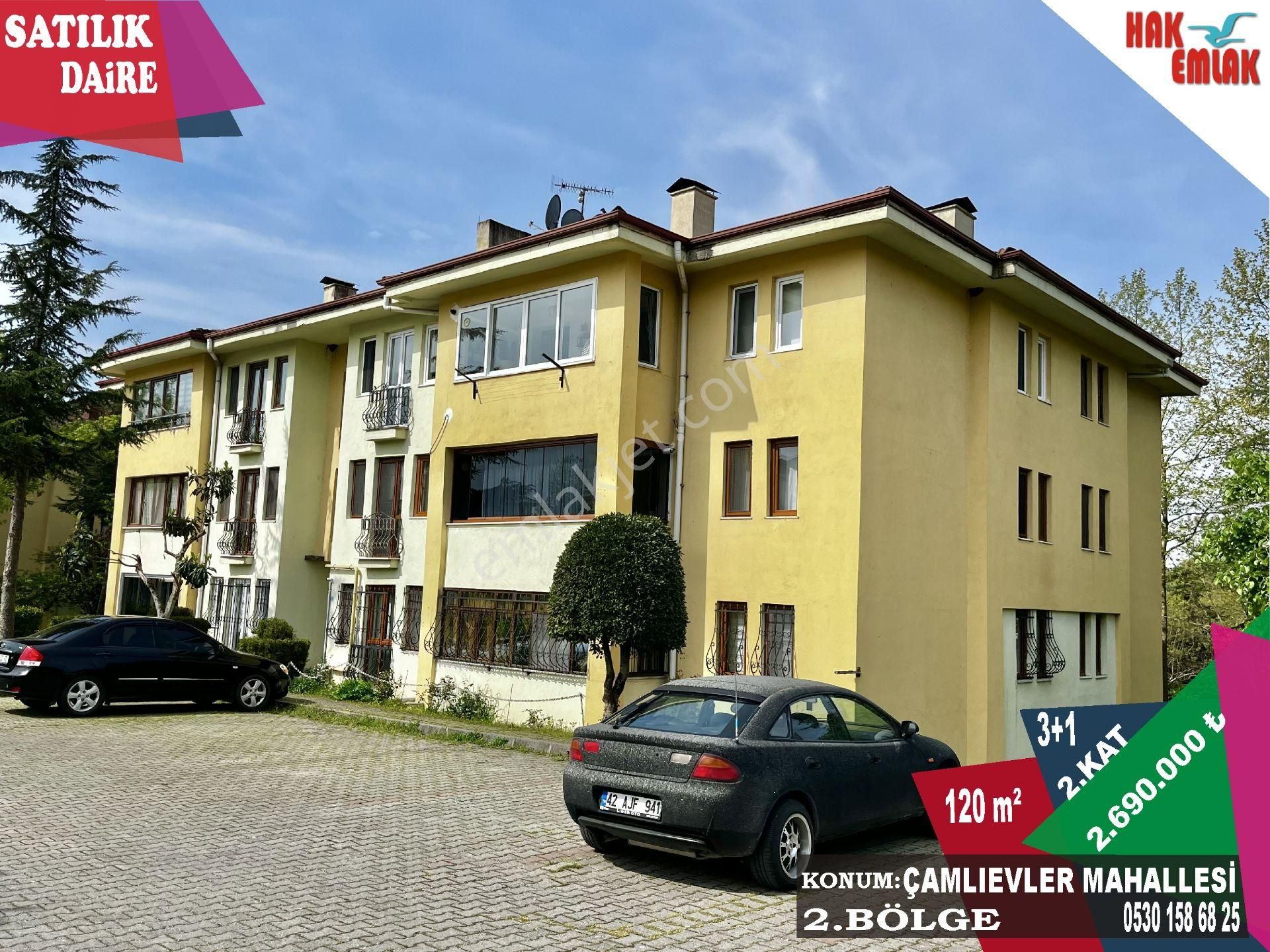 Hak Emlaktan Çamlıevler Mah.de Doğa Manzaralı Satılık 3+1 Daire