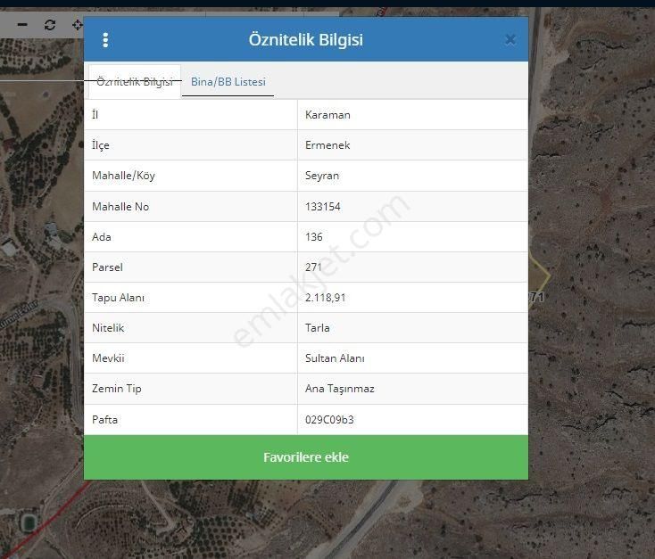 Karaman Ermenek Seyran Mh 3 Adet Arazimiz Satılıktır - Görsel 5