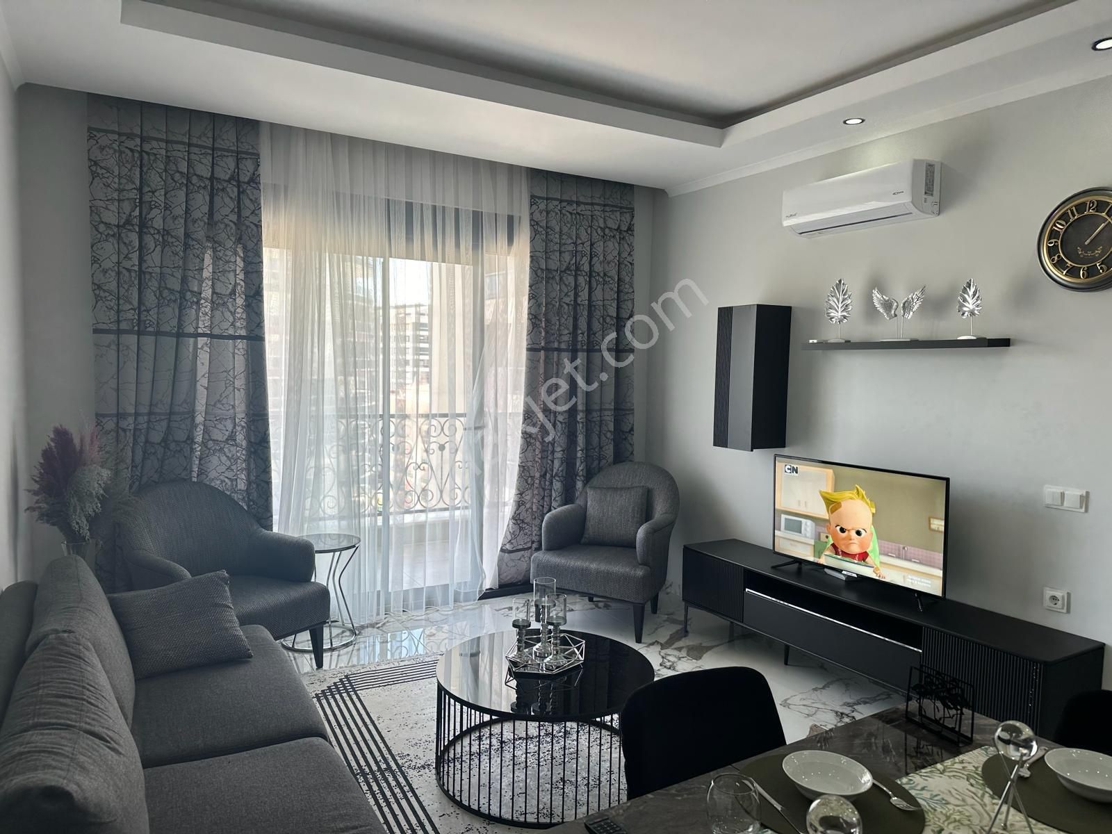 Satılık Daıre 1+1 Alanya Mahmutlar Denıze 450m - Görsel 6