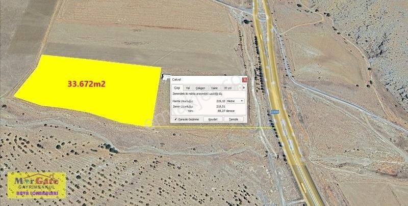 Morgate Gayrimenkulden Bağrıkurt Çevre Yola Yakın 33672 M2 Tarla