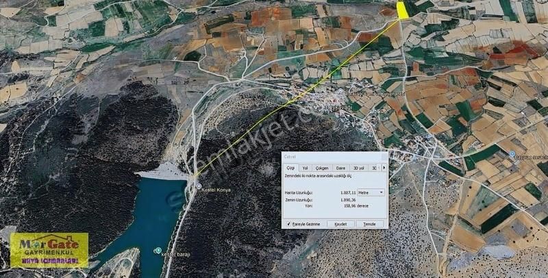 Morgate Gayrimenkul'den Kadınhanı Beykavağı Yol Üstü Tarla
