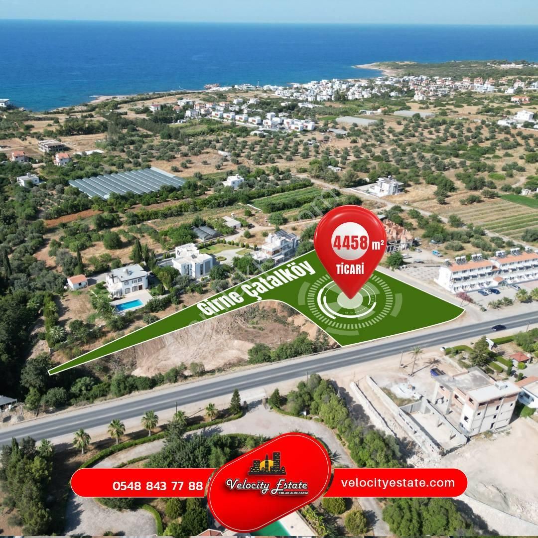 Çatalköy Ana Cadde Üzerinde 4458m² Satılık Arsa