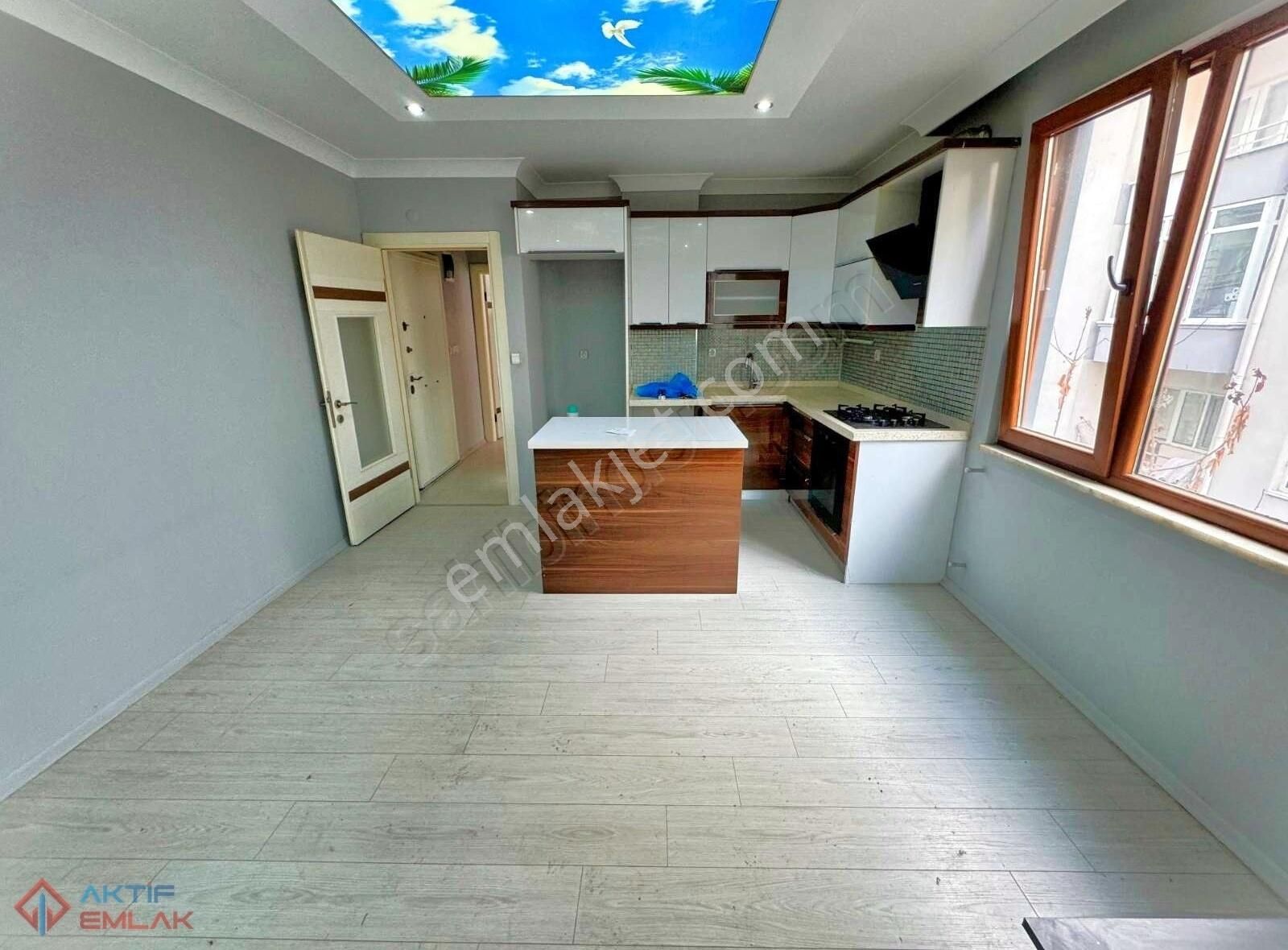 ▓aktiften İkizçayda Çift Balkonlu Kombili Şık Tasarımlı 1+1daire