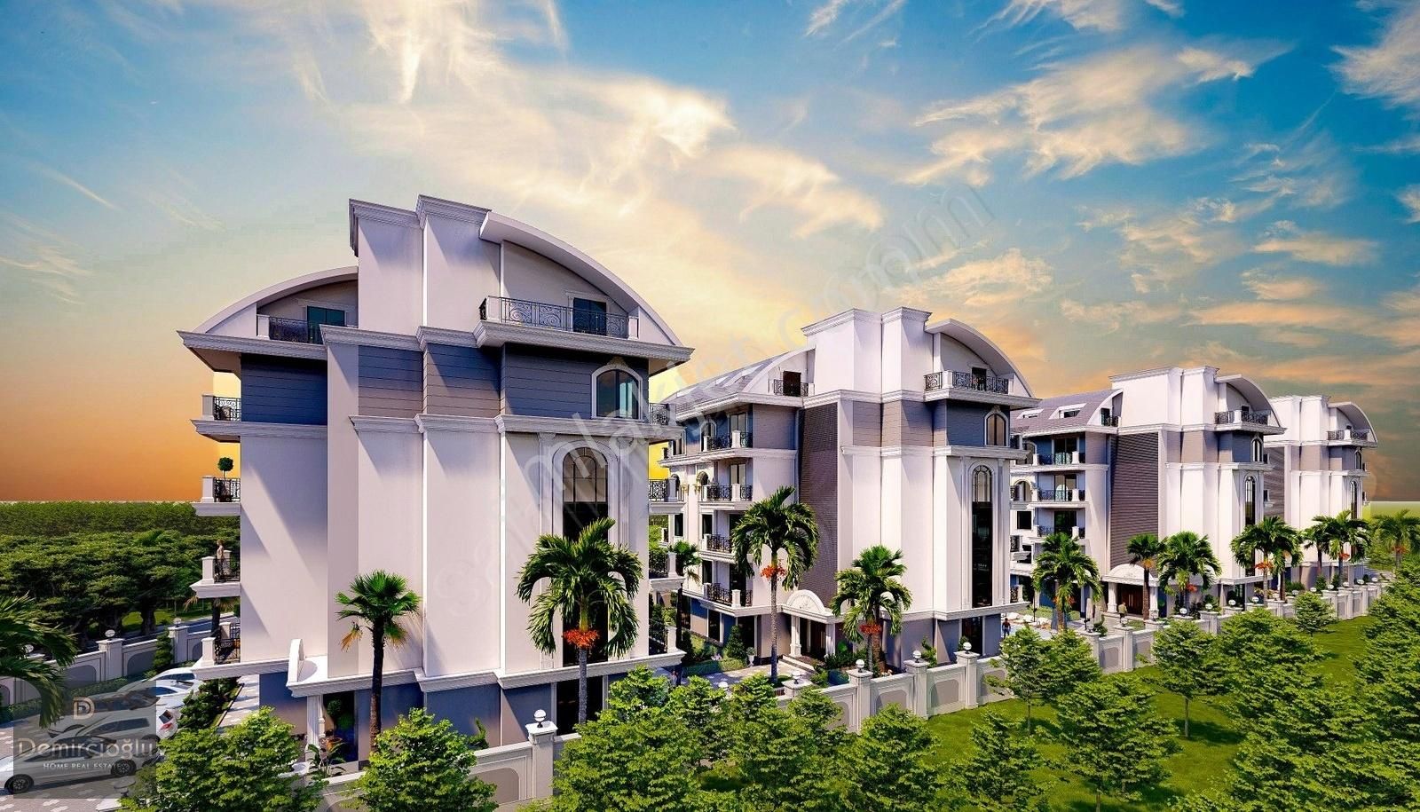 Alanya Oba'da Satılık 1+1 Sıfır Site İçerisinde Daire