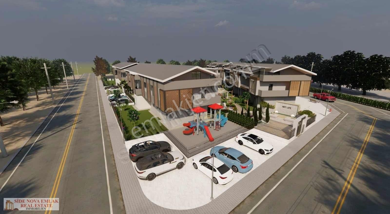 Kumköy'de Oteller Konumun Da Site İçerisinde Havuzlu 2+1 Dublex - Görsel 12