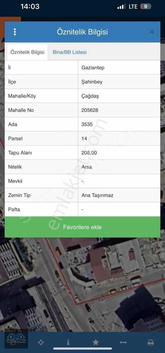 Yuvam Emlaktan Yatırımlık Arsa