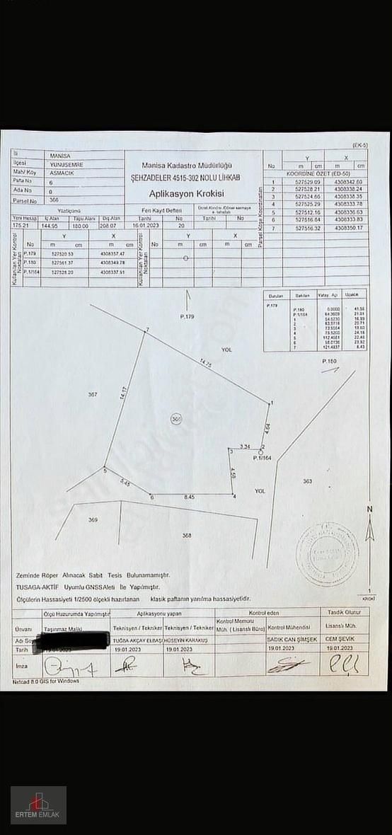 Manisa Yunusemre Satılık Konut İmarlı Arsa
