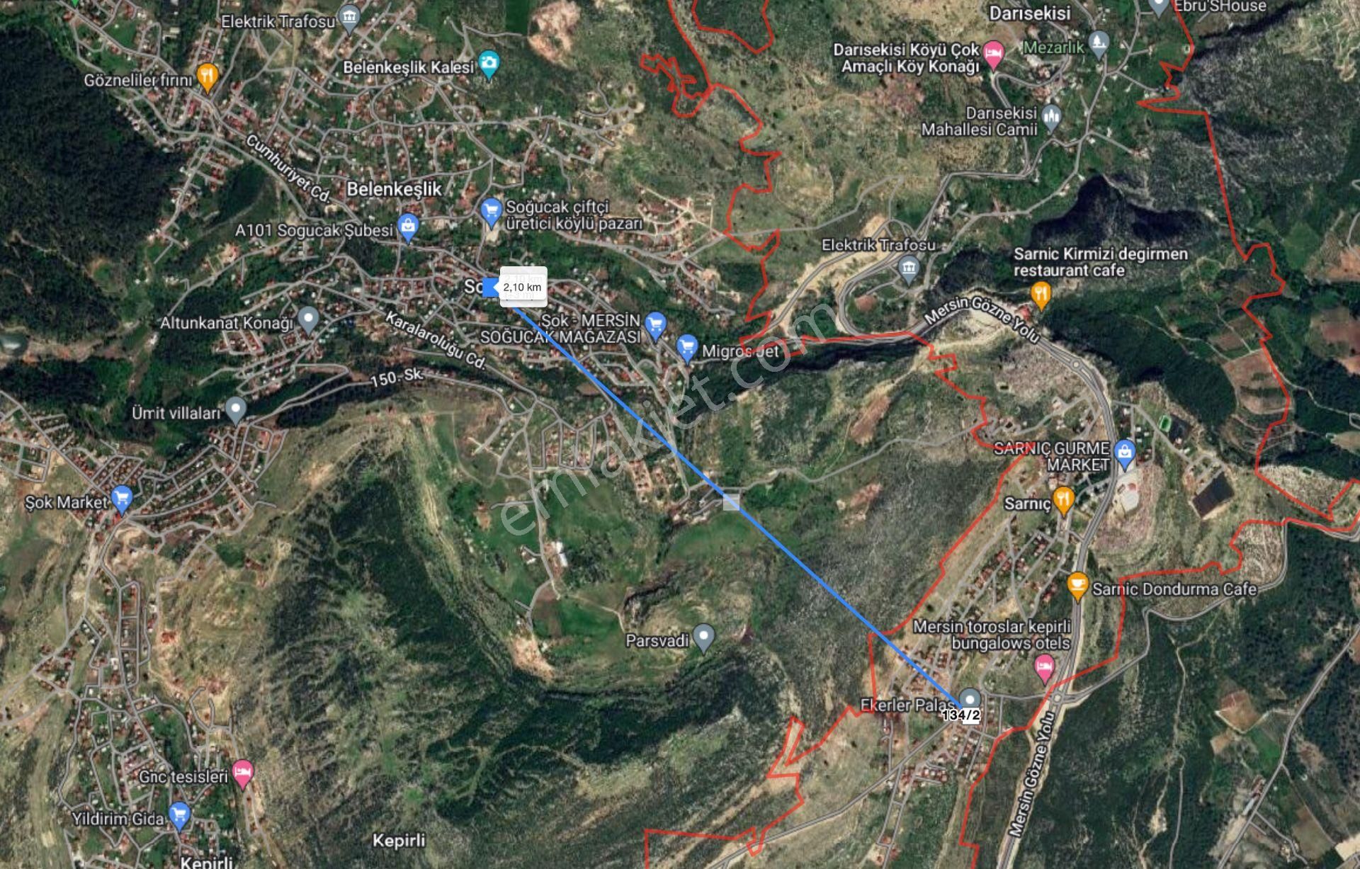 Thor'dan Satılık Sarnıç'ta 300 M2 Arsa - Görsel 8