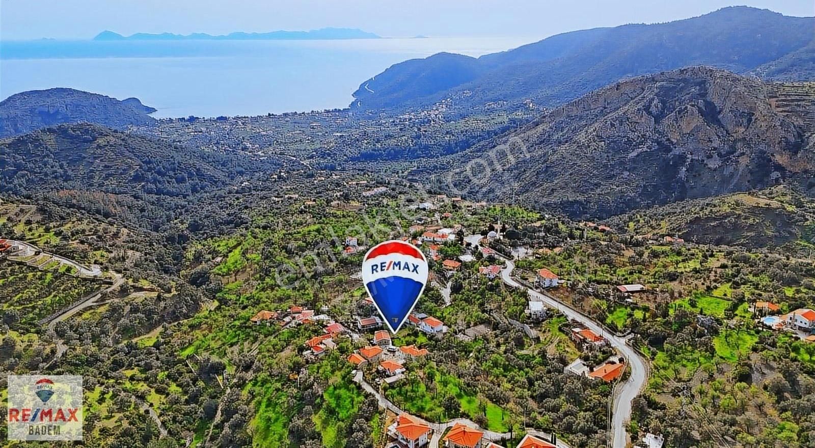 Datça Mesudiyede Deniz Manzaralı 2 Villa İmarlı Arsa