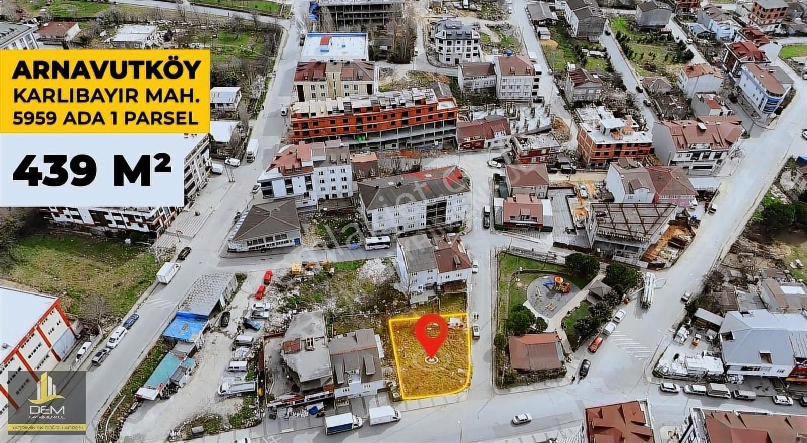 Arnavutköy Haraççı Bayrak Caddesinde Köşe Başı Satılık 439m Arsa