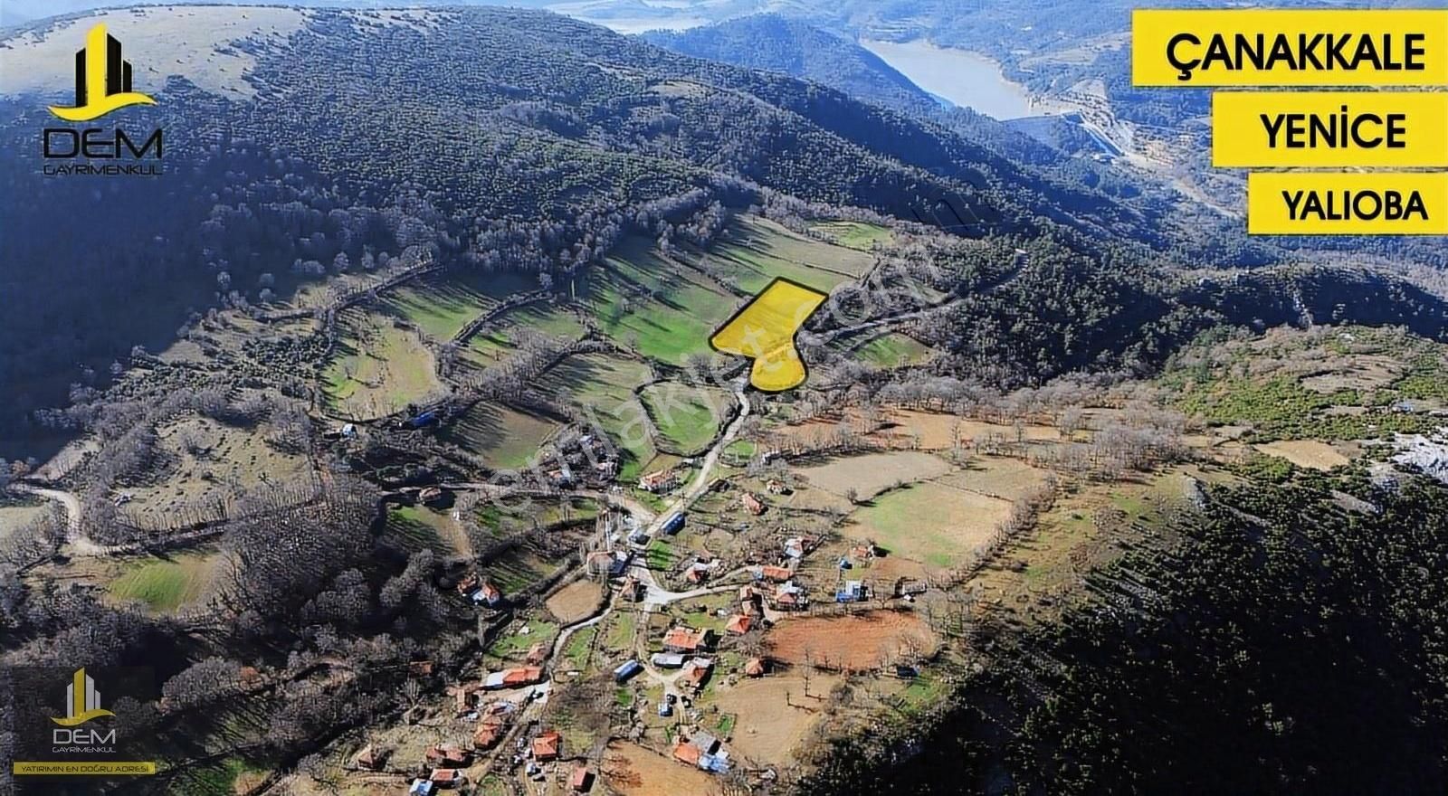 Çanakkale Yenice Yalıobada İmara Sınır Hobi Bahçelik Çaplı Tarla