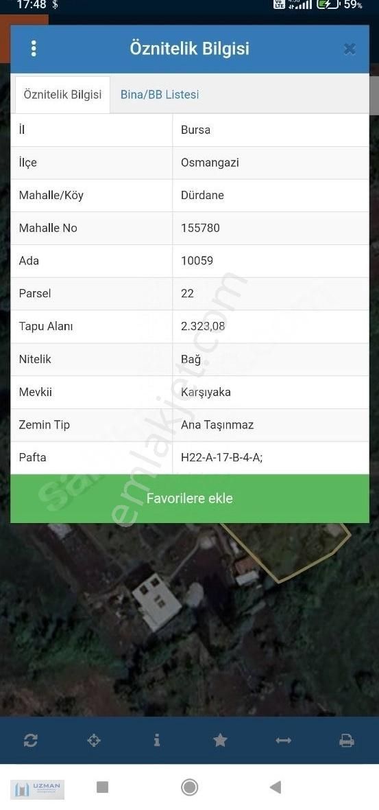 Uzman Dan Dürdane Köyünde 2323m2 Tarla - Görsel 4