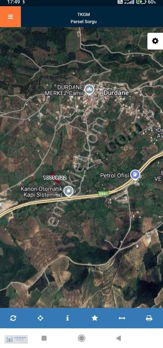 Uzman Dan Dürdane Köyünde 2323m2 Tarla - Görsel 2