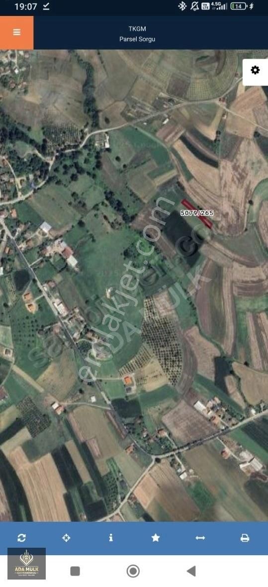 Aşırlar'da Yatırımlık 908 M2 Tarla