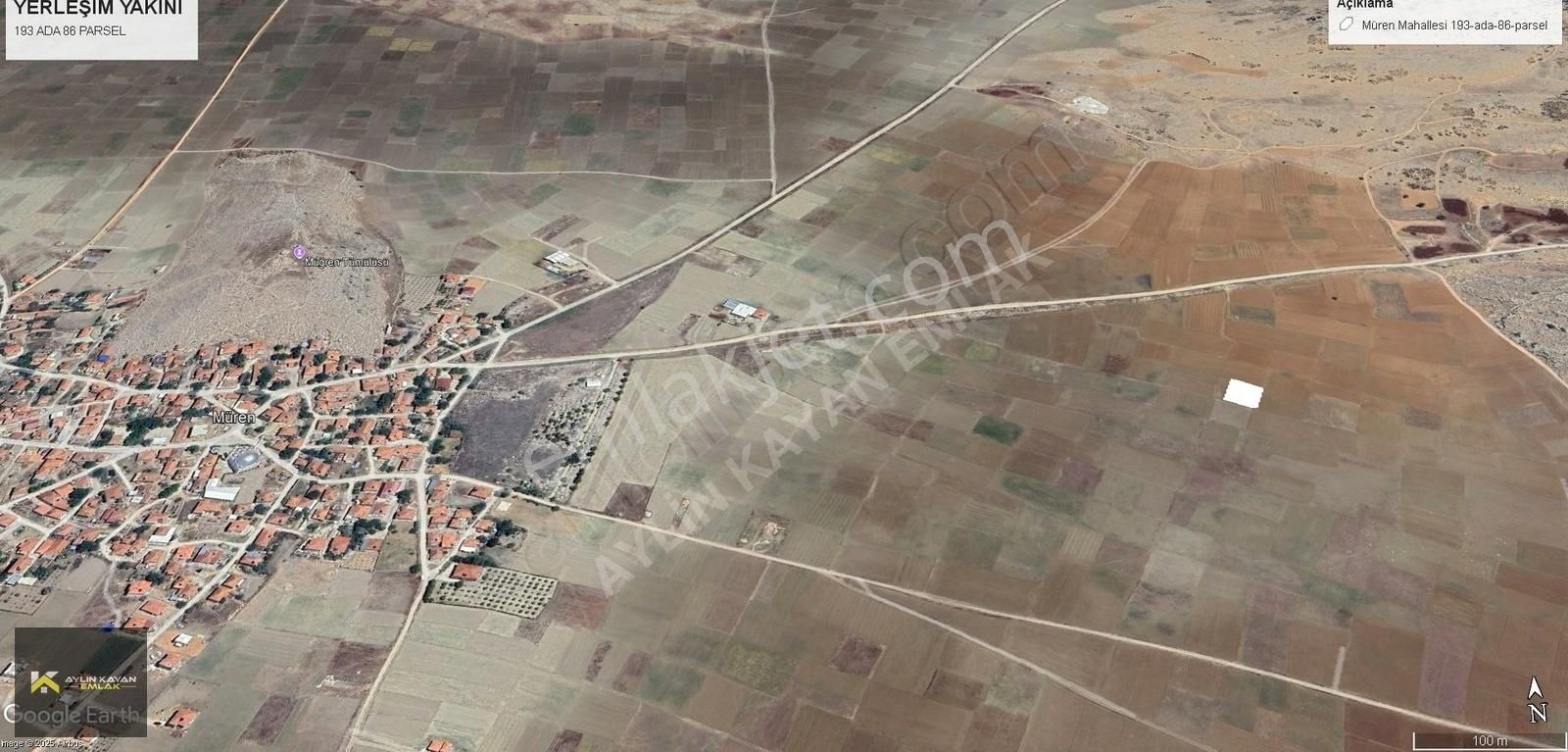 Antalya Elmalı Müren'de Yerleşim Yakını Satılık Arazi