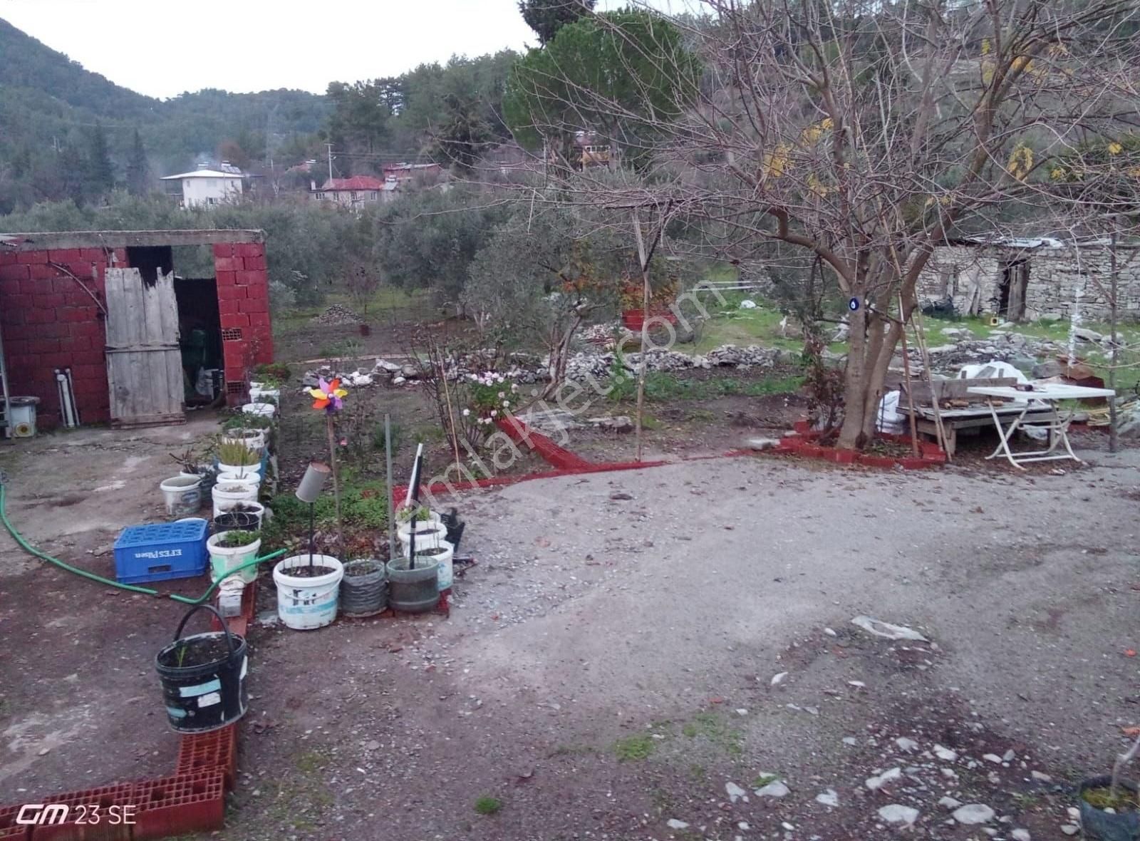 Dalaman Sabunlu'da İçinde Ev Ve Ahır Olan Satılık 3500m2 Tarla